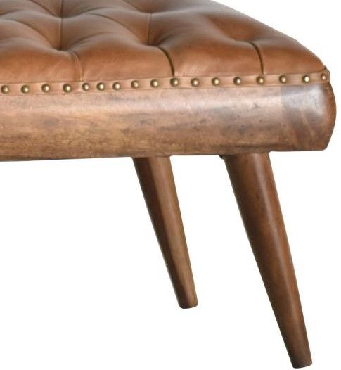 Jaipur Furniture Chaney Brown Bench Ottoman-1