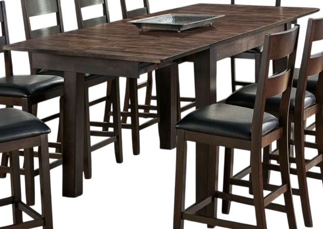 A-America® Mariposa Warm Gray Gathering Table-0