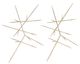 Uttermost® Fireworks 2-Piece Silver Leaf Wall Decor Set-0