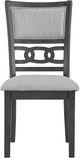 New Classic® Home Furnishings Gia 5-Piece Gray Round Dining Table Set-4