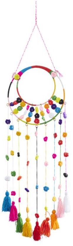 Deco Marche Wool Floral Macrame Wall Decor-1