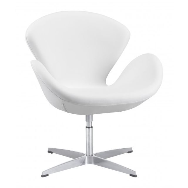 Zuo® Modern Pori White Occasional Chair-0