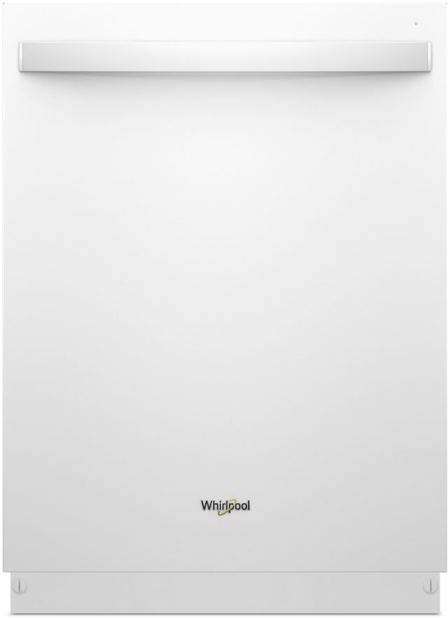 Whirlpool® 24" White Top Control Built In Dishwasher-0