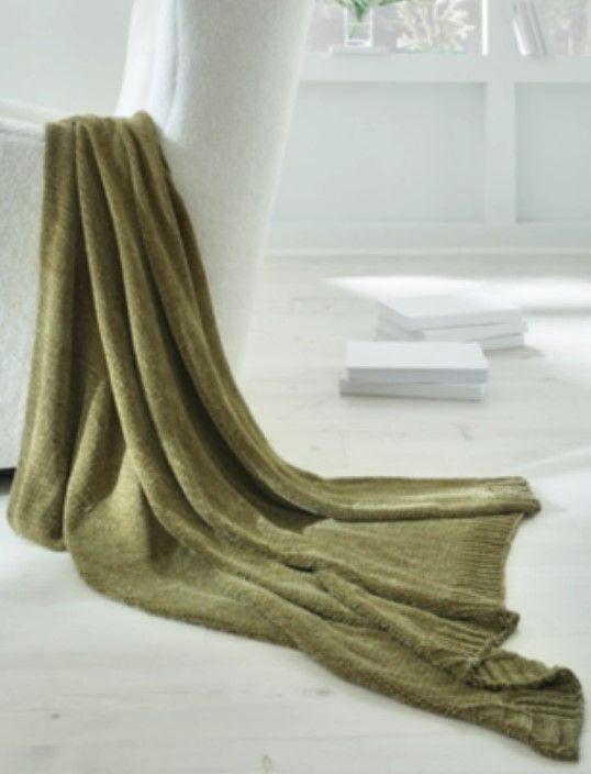 Signature Design by Ashley® Anawood Olive Green Throw Blanket-1
