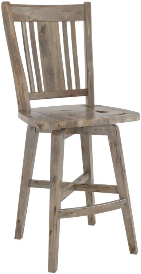 Canadel Champlain Shadow Washed Wood Fixed Counter Stool-0
