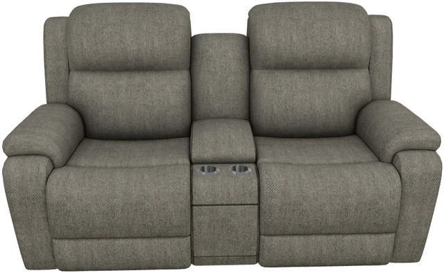 La-Z-Boy® Dorian Metal Power Reclining Loveseat with Console, Headrest, and Lumbar-1