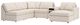 Signature Design by Ashley® Modmax 6-Piece Oyster U-Shape Sectional with Chaise and Audio Console-0