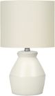 Monarch Specialties Inc. 17"H Cream Ceramic Table Lamp-0