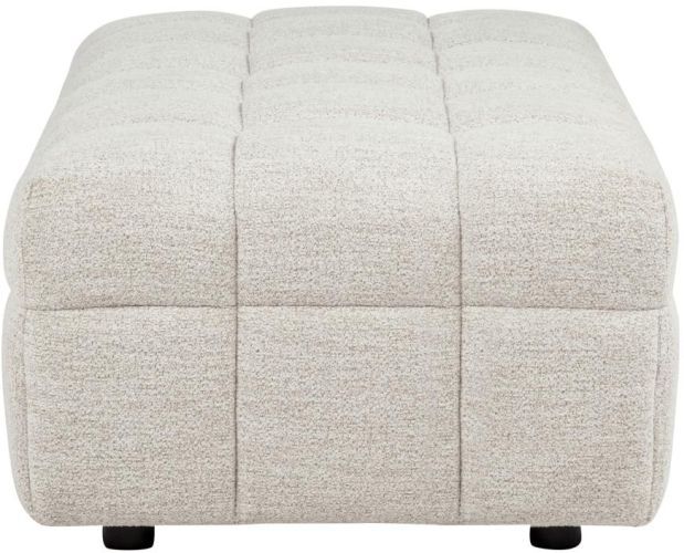 Coaster® Amara Chenille Ivory Upholstered Ottoman-4