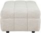Coaster® Amara Chenille Ivory Upholstered Ottoman-4