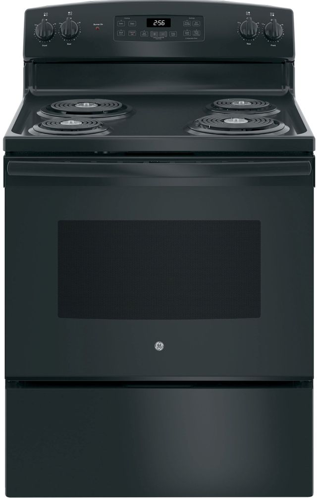 GE® 30" Black Freestanding Electric Range-0