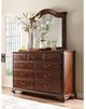 Kincaid Furniture Hadleigh Black Cherry Landscape Mirror-1