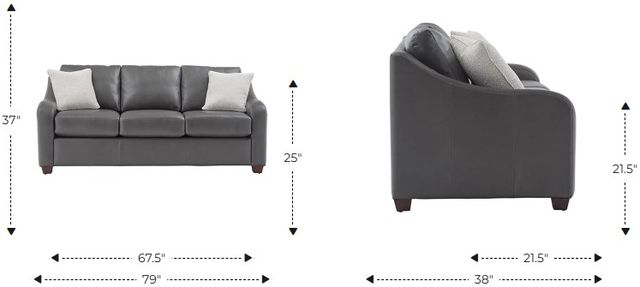 La-Z-Boy® Charlie Porcelain Sofa-2