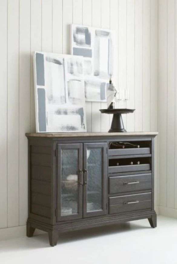 Kincaid® Plank Road Charcoal Pleasant Hill Wine Server-3
