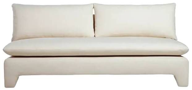 Moe's Home Collection Estelle Cream Sofa-1