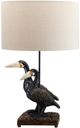 Crestview Collection Twin Beaks 2-Piece Black Table Lamp Set-1