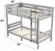 ACME Furniture Edah Gray Twin/Twin Bunk Bed-2