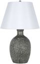 Bassett Mirror Dhurrie Reactive Dark Green Table Lamp-0