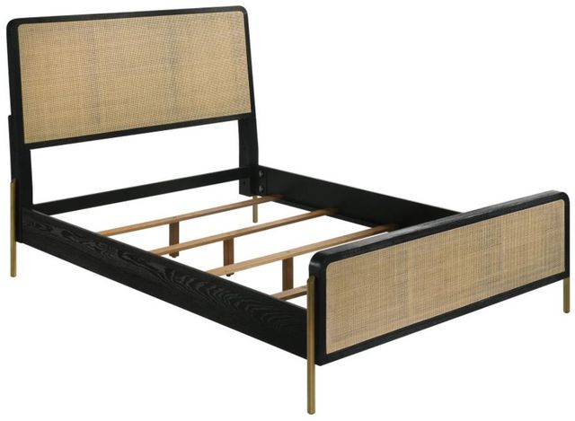 Coaster® Arini 5-Piece Black/Natural California King Bedroom Set-1