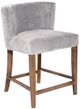 Nest Home Collections Weston Channel Gray/Gray Wash Counter Stool-0