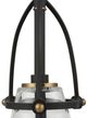 Uttermost® Saugus Antique Brass/Black 1-Light Pendant-5