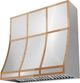 Zephyr Designer Collection 48" x 18" Polished Copper Duct Cover Banding Kit-2