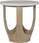 Uttermost® Tatli Ivory Side Table with Light Oatmeal Base-3