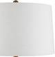 Currey & Company Montmartre Milk/Off-White/Purple Table Lamp-2