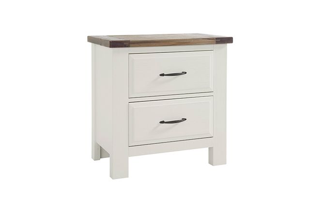 Vaughan-Bassett Maple Road Soft White Nightstand-1