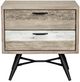 Armen Living Bridges Two Tone Grey Nightstand -1