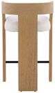 Dovetail Furniture Tyson Cream/Natural Counter Stool-3