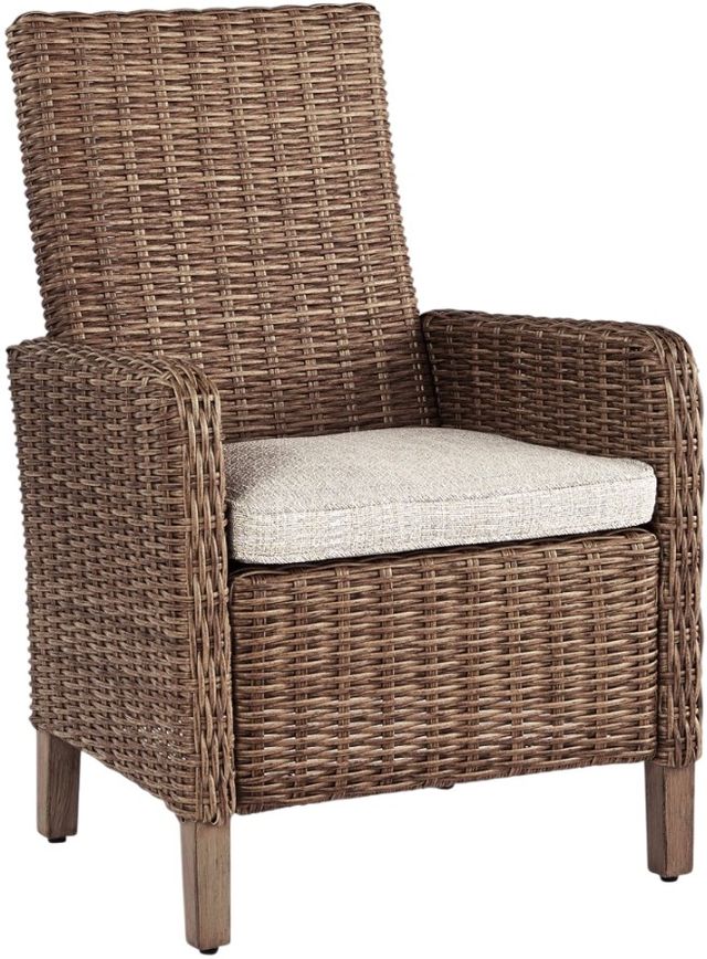 Signature Design by Ashley® Beachcroft 2-Piece Beige/Brown Arm Chair Set-1