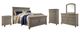 Signature Design by Ashley® Lettner 5-Piece Light Gray Queen Panel Bed Set-0