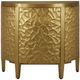 Currey & Company Auden Brass Demi-Lune Cabinet-1
