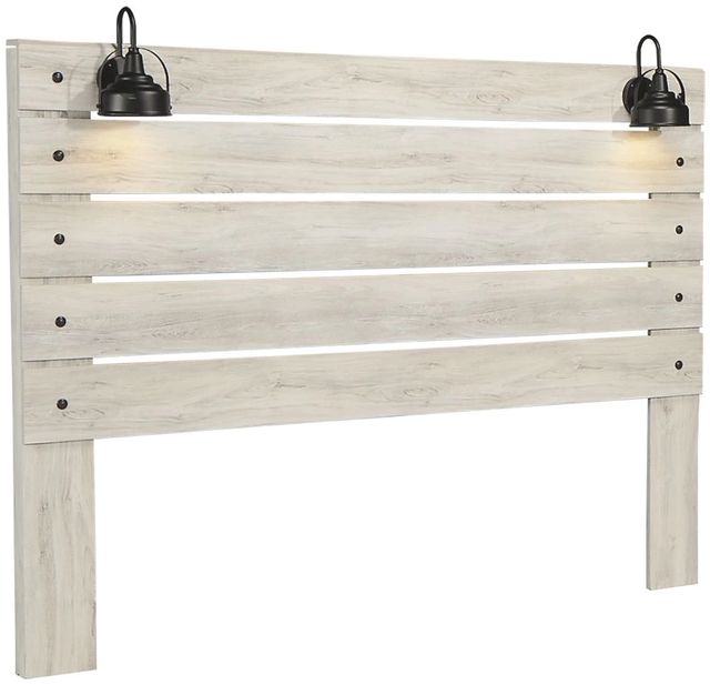 Signature Design by Ashley® Cambeck Whitewash King Panel Headboard-0