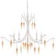 Currey & Company Arcachon Crushed Shell/Natural/Vanilla Chandelier-1
