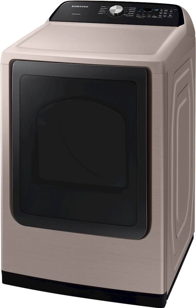 Samsung 7.4 Cu. Ft. Champagne Front Load Electric Dryer-2