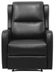Homelegance® Durant Black Reclining Chair-2