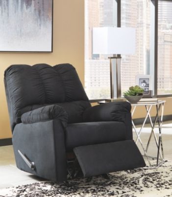 Signature Design by Ashley® Darcy Black Rocker Recliner-2