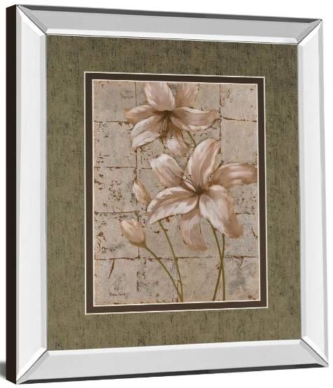 Classy Art Lilies on Silver II by Vivian Flasch Wall Art-1