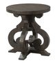Stone Round End Table-0