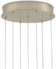Currey & Company Lazio Multi-Drop Natural/Painted Silver Pendant Lighting-2
