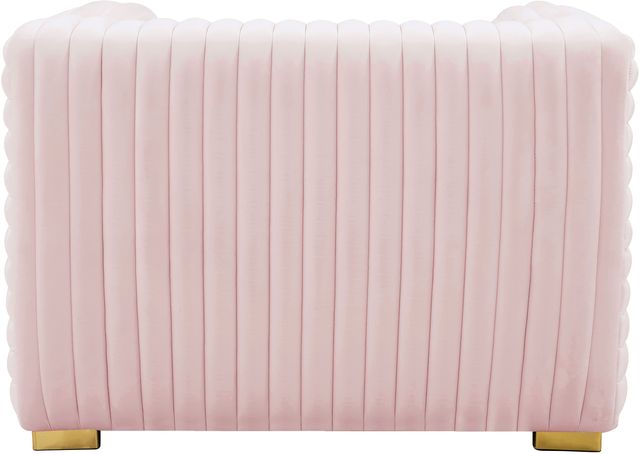 Meridian Furniture Ravish Pink Velvet Chair-2