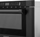 ZLINE 1.2 cu. ft. Black Stainless Steel Built-in Microwave Drawer -4