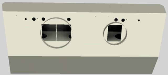 Vent-A-Hood® 48" Biscuit Wall Mounted Liner Insert-1