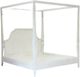 Furniture Classics Brooks White King Poster Bed-0