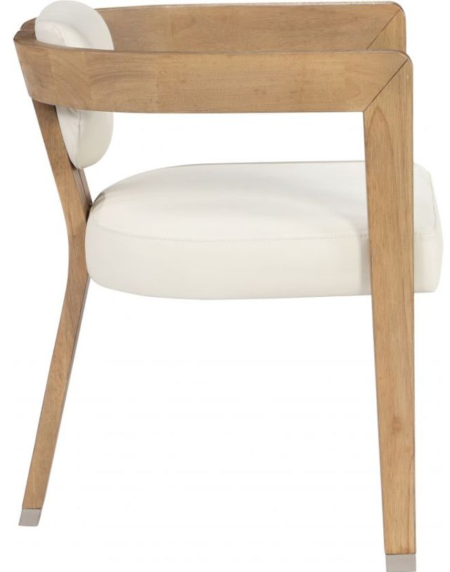 Meridian Furniture Carlyle Cream/Natural Dining Chair-2
