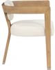 Meridian Furniture Carlyle Cream/Natural Dining Chair-2