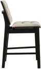 Coaster® Redbridge 2-Piece Black/Cream Upholstered Counter Stool Set-5
