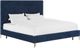 TOV Furniture Delilah Navy King Textured Velvet Bed-0